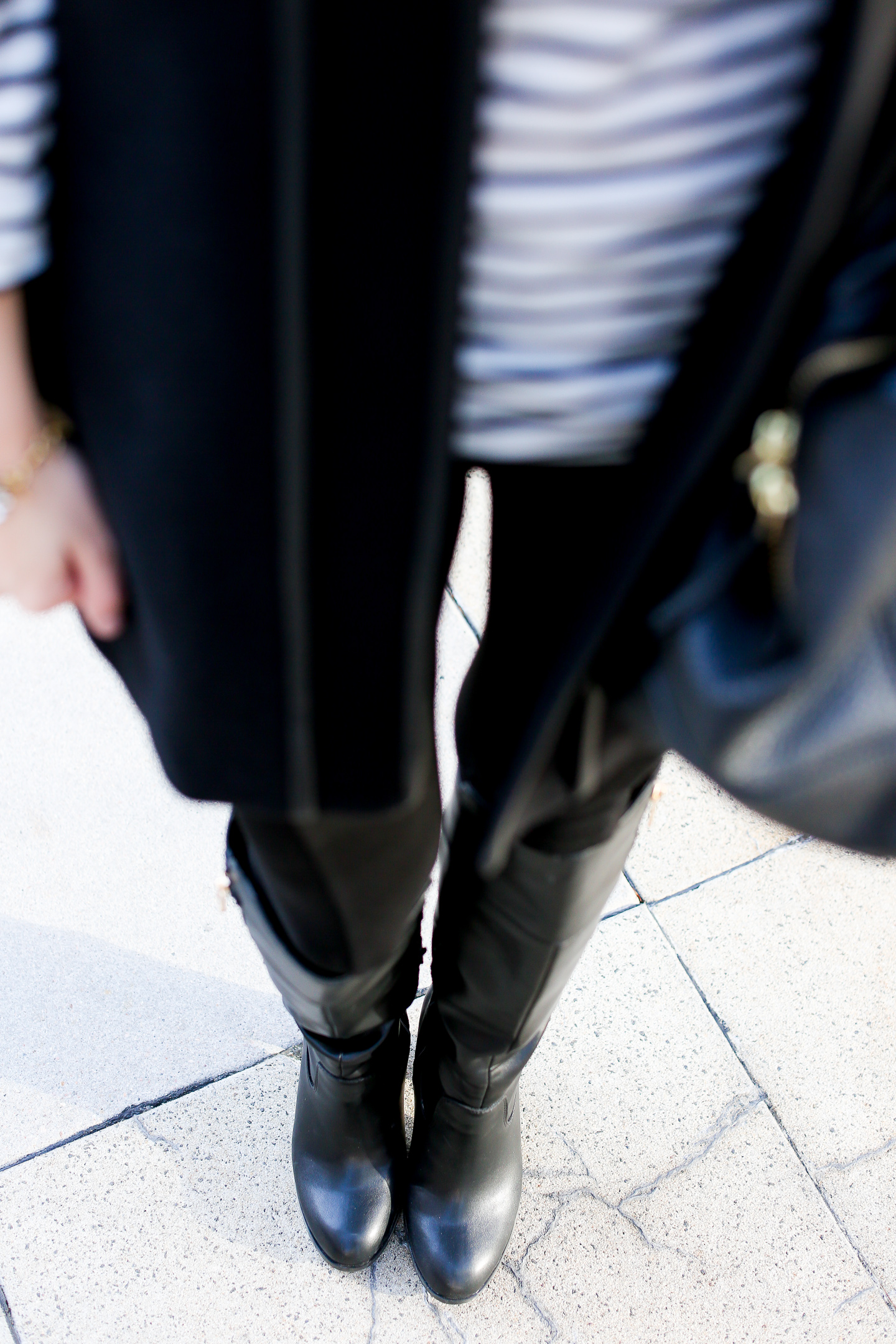 Dsw black over outlet the knee boots