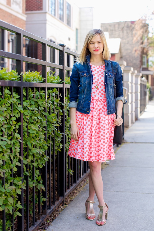 how to style a jean jacket for summer. | Charmingly Styled