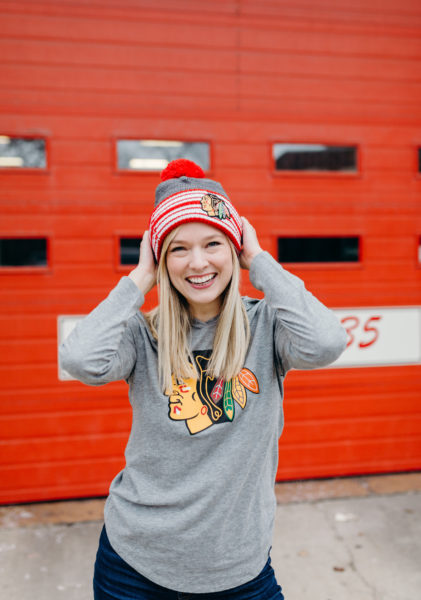 Chicago Bucket List - Chicago Blackhawks Game | Charmingly Styled